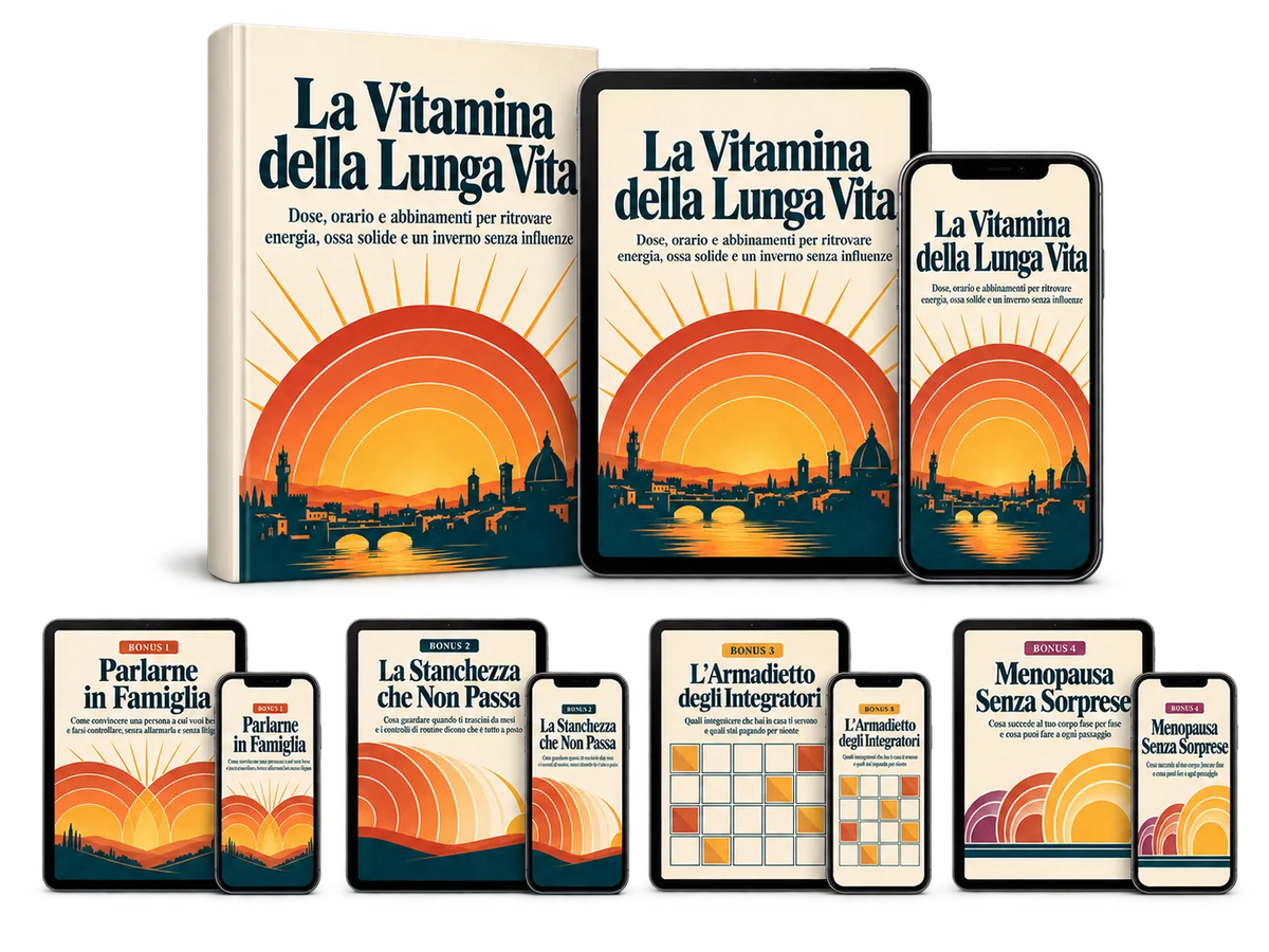 La Vitamina della Lunga Vita — guida digitale con i 4 bonus