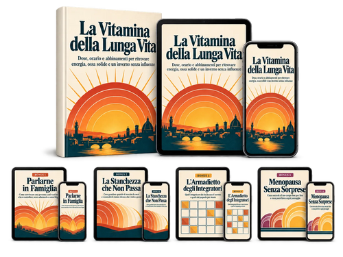La Vitamina della Lunga Vita — guida digitale con i 4 bonus